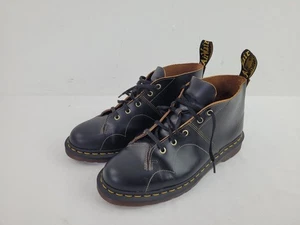 Dr Martens The Original Church Vintage Leather Monkey Boots Size 8 Brown Used F2 - Picture 1 of 12