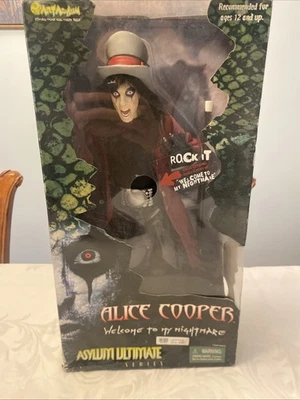 Figura ALICE COOPER Welcome My Nightmare Art Asylum Ultimate Series 18" en caja Foto 1 de 4