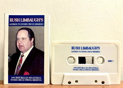 Cassette informativo del círculo interno senatorial republicano de Rush Limbaugh de 1993 ¡RARO!! - Imagen 1 de 3