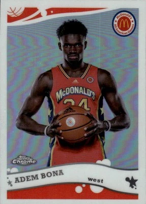2022 Topps Chrome McDonald's Adem Bona #2K6-22 2006 Topps Refractors 20G - Image 1 of 2