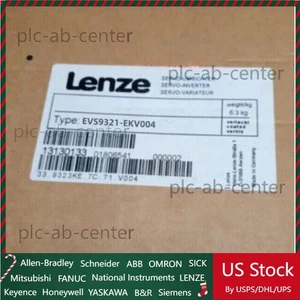 US Free TAX EVS9321-EKV004 NEW LENZE EVS9321EKV004 SERVO DRIVE - Picture 1 of 5