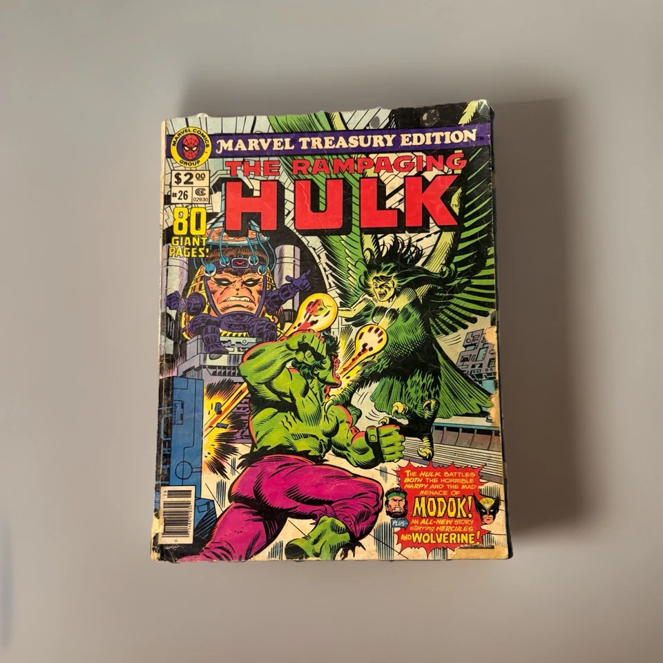 Marvel Treasury Edition #26 THE RAMPAGING HULK - Modok Wolverine (1979) Foto 1 de 2