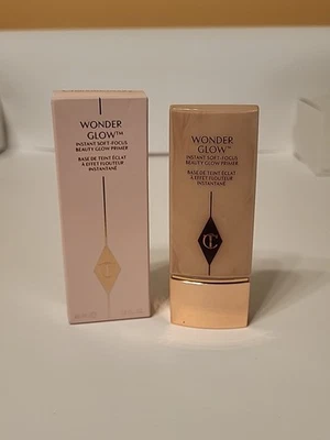 Charlotte Tilbury Wonder Glow Instant Soft Focus Beauty Makeup Primer Open Box - Image 1 of 4