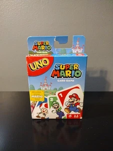 UNO Card Game ~ Super Mario Edition Game Nights, Themed Deck & Special Rules - Picture 1 of 2