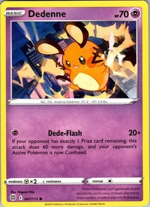 Dedenne 067/172 Common Regular SWSH09: Brilliant Stars NM - Picture 1 of 2