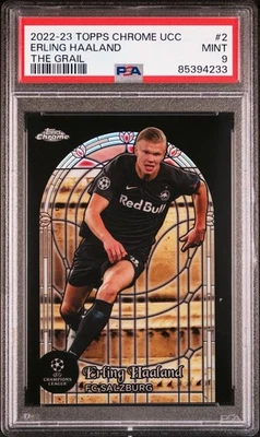 2022-23 Topps Cromo UCC Erling Haaland El Grial #2 FC Salzburgo SSP Foto 1 de 3