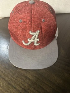 Alabama Crimson Tide Cap One Size Red Gray Mens-READ DETAILS - Picture 1 of 9