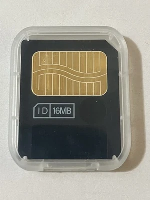 Olympus SmartMedia ID 16MB M-16P Camera Memory Card With Clear Case OEM - Image 1 of 4