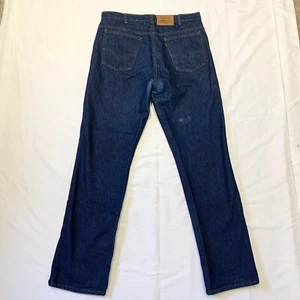 VTG 80s 90s Dark Wash 619 Levi Strauss Denim Jeans Orange Tab Made In Canada - Picture 1 of 14