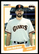 1990 Fleer Baseball Card Steve Bedrosian San Francisco Giants #50