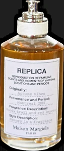 $170 Maison Margiela Replica Autumn Vibes 22W61YW unisex EDT 3.4 oz-Authentic-OB - Picture 1 of 12