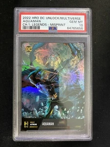 2022 DC Kapitel 1: Aquaman Fehldruck Legends PSA 10 Edelsteine neuwertig nur physisch - Bild 1 von 2