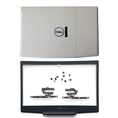Cubierta trasera tapa LCD 3HKFN para Dell G3 15 3590 + bisel frontal + bisagras + tornillos logotipo azul Foto 1 de 4