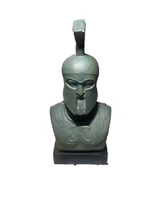 Greek Spartan Soldier Warrior Alva Studios 12" Bust Vintage 1991 Leonidas Art - Picture 1 of 7