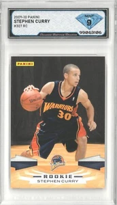 2009-10 Panini STEPHEN CURRY #307 Rc 💎 DSG 9 Mint - Picture 1 of 2