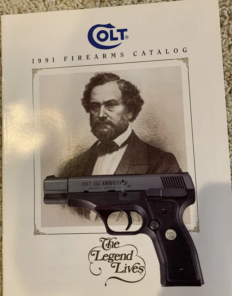 Colt Firearms 1991 catálogo vintage Foto 1 de 1