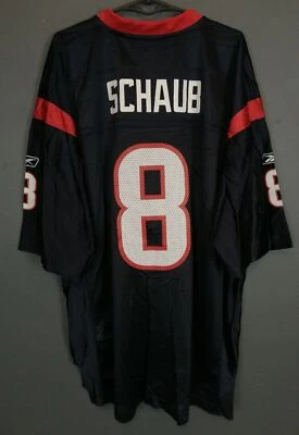 CAMISETA DE FÚTBOL AMERICANO REEBOK MATT SCHAUB #8 HOUSTON TEXANS NFL PARA HOMBRE TALLA XL Foto 1 de 4