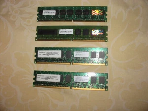 4 x 1GB RAM Memory Samsung+Other (DDR2)Desktop Memory - Picture 1 of 2