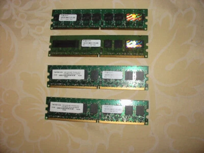 4 x 1GB RAM Memory Samsung+Other (DDR2)Desktop Memory - Image 1 of 2