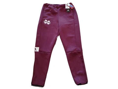 Adidas Maroon Mississippi State Bulldogs Game Mode Pants Size M Cover