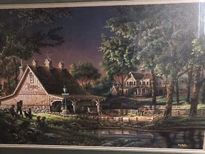 Terry Redlin "Family Time" Linen Print Certificate of Authenticity - Picture 1 of 3