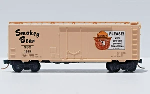 Smokey Bear. N Scale. 40' Box Car, SPD. Rd. # SBX 1999. Micro Trains Line. New. - Picture 1 of 3