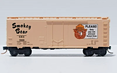 Smokey Bear. N Scale. 40' Box Car, SPD. Rd. # SBX 1999. Micro Trains Line. New. - Image 1 of 3