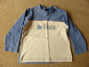 Tintin long sleeved Top - Tintin since 1929 - size Age 3 - 100% cotton - Picture 1 of 2