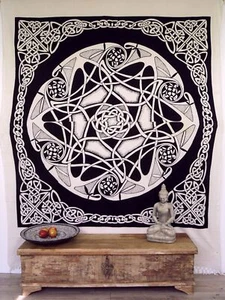 Wandbehang, Wandtuch, Mandala, Tagesdecke / Bettüberwurf Keltisch - Design 2 - Bild 1 von 3