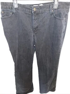 Levi’s Signature Straight Jeans Womens Size 18 Black Comfort School College - Picture 1 of 12