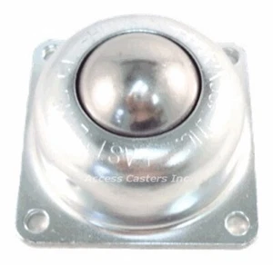 BT-1-1/2CS Hudson Bearing Ball Transfer, Four Hole Mounted, Carbon Steel - Bild 1 von 2