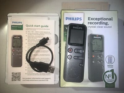 Philips VoiceTracer Audio Recorder Exceptional Recording DVT1120 - Image 1 of 3