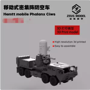 1/87 US Army Hemtt A4 Mobile Phalanx Ciws Unpainted Model Kit 3D Printed - Picture 1 of 3