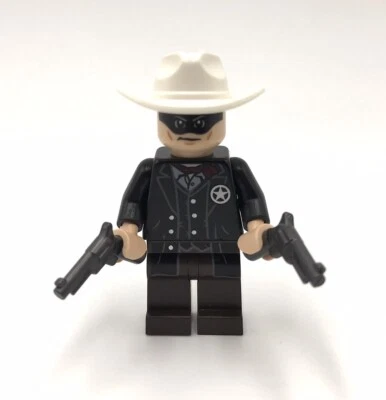 LEGO Lone Ranger minifigure 79109 79106 79107 79108 79111 30260 Cowboy mini fig - Image 1 of 4