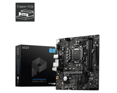 MSI B560M PRO-E LGA1200 Support intel core 11/10 gen cpu - Image 1 of 4