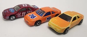 Lote de 3 coches de carreras Hot Wheels T-Bird Stocker 1994 vintage único 76 color combustible FX - Imagen 1 de 18
