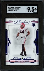 2022 Flawless Travon Walker Rookie /20 SGC 9.5 - Picture 1 of 2
