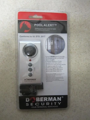 NEW Doberman Security 100dB Loud Sounding Alarm Child Safety Pool Alert SE-0114 - Image 1 of 4