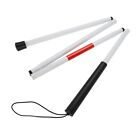 Folding Reflective Cane Crutch Portable Anti Shock Guide Walking Stick Blind