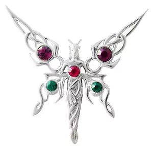 Kalea Solana 925 Sterling Silver Pendant Necklace by Anne Stokes Angel Fairy - Picture 1 of 1