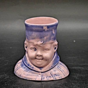 Soporte para palillo de dientes holandés porcelana rosa azul Alemania - Imagen 1 de 11