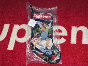 2020 F/W SUPREME x SFERRA CHRISTMAS STOCKING BLACK BRAND NEW - Picture 1 of 2