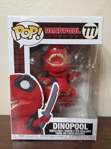 Funko Pop! Deadpool Dinopool Vinyl Figure #777 MARVEL Red Common New Vaulted - Picture 1 of 8