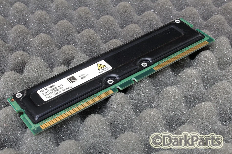 Infineon HYR163220G-845 Rambus Memory RAM 64MB 800-45 - Image 1 of 1