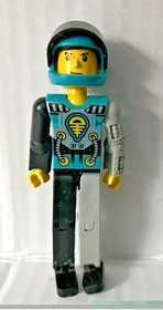 Vintage LEGO Technic Competition Figure with helmet 1990's--pre-owned 3.5" tall