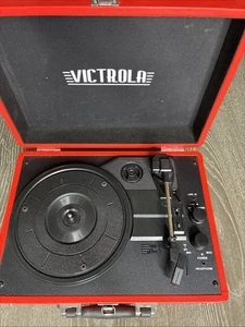 Victrola Journey+ Portable Record Player Turntable w/ Bluetooth VSC-550 BT RED - Picture 1 of 18