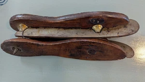 Antike Schlittschuhe aus Holz 12 Zoll - Bild 1 von 7