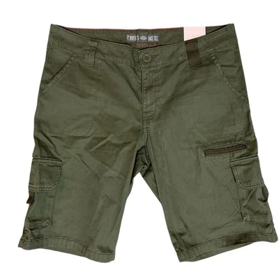 Pantalones cortos cargo Dickies para mujer corte relajado 11 pulgadas entrepierna talla 10 verde militar Foto 1 de 4