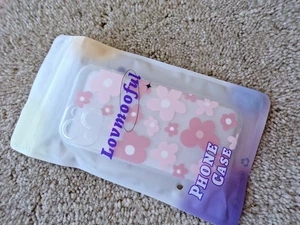Funda Lovmooful para iPhone 15 Linda Flor Transparente Color Floral Rosa @c7 - Imagen 1 de 3