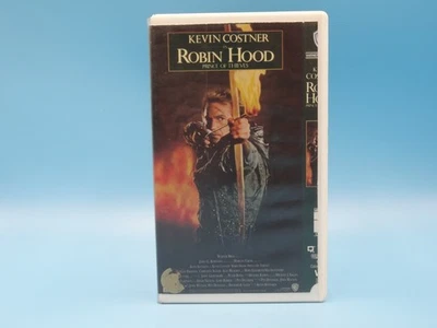 Robin Hood Prince of Thieves VHS 1991 Kevin Costner Adventure Classic Foto 1 de 4